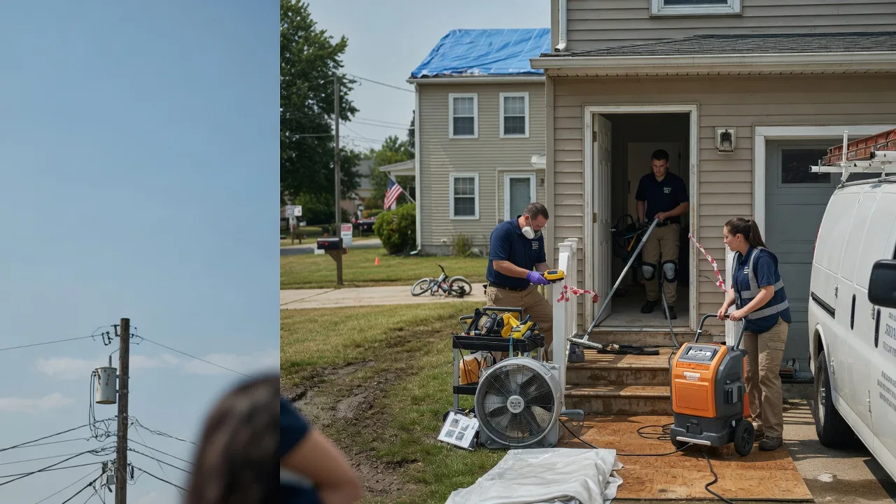Water Damage Repair in Blanchard, PA near me